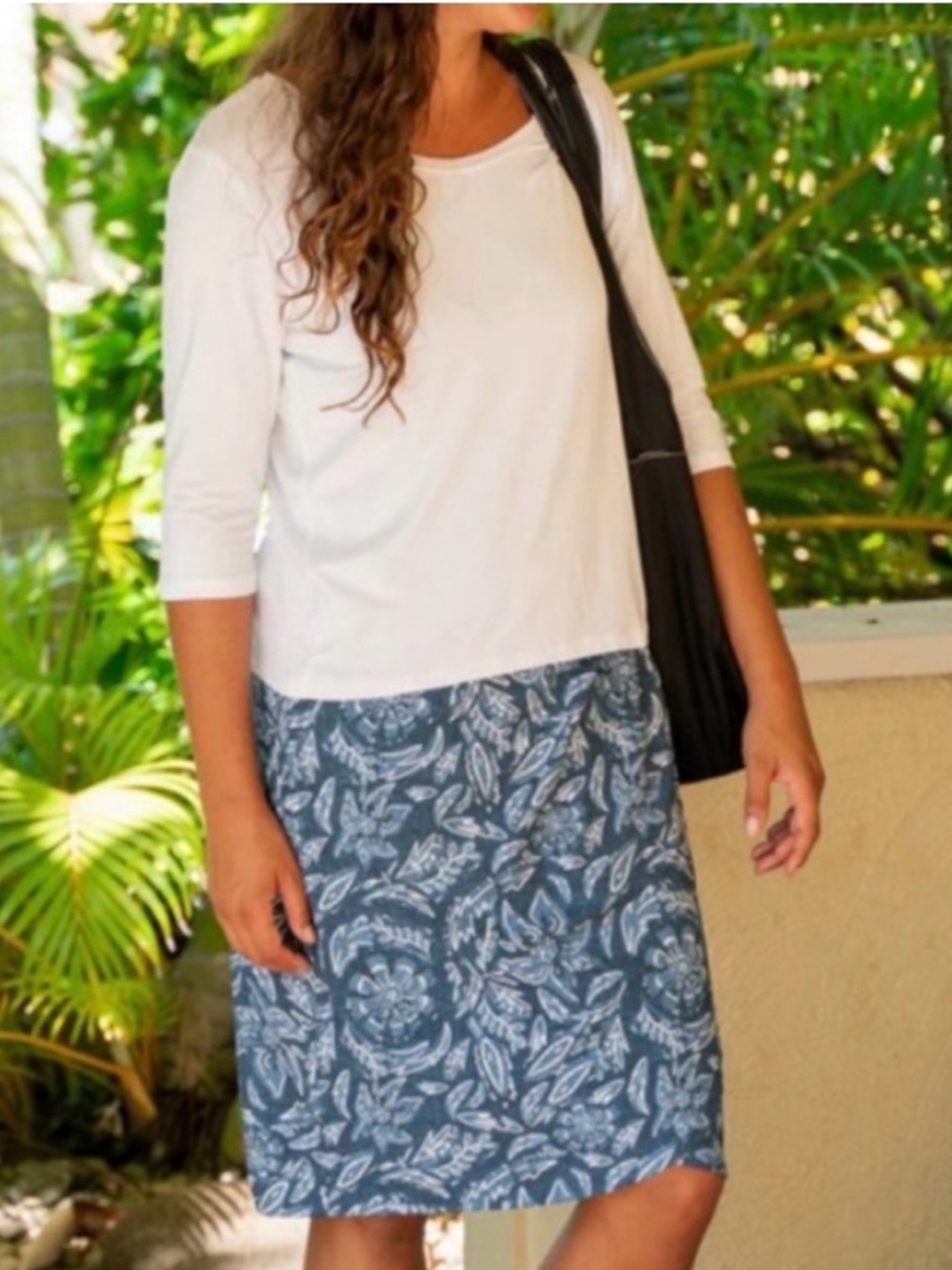 RIPSKIRT NWT Hawaii Blue Rustica Denim Travel Summer Skirt Coverup Beach Wrap Md